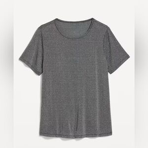 NEW Old Navt Luxe Crew-Neck Shine T-Shirt Size XL Tall